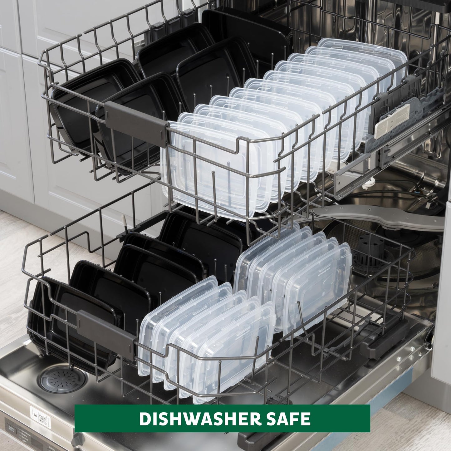 Freshware Meal Prep Containers [150 Pack] 1 Compartment with Lids, Food Storage Containers, Bento Box, BPA Free, Stackable, Microwave/Dishwasher/Freezer Safe (24 oz)