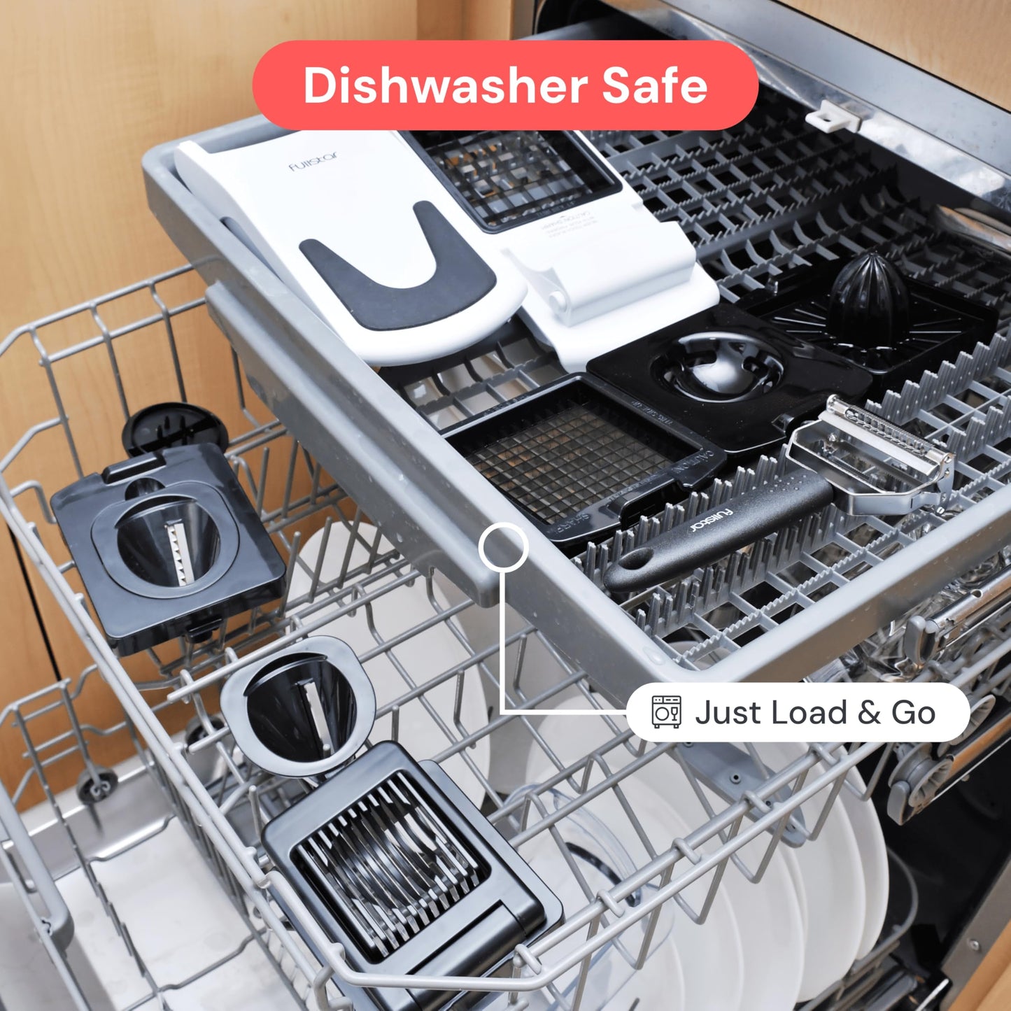 Fullstar The Original Pro Chopper - Vegetable Chopper and Spiralizer, Food Chopper with Container, Fruit Slicer, Kitchen Gadgets & Gifts, Home Essentials (8 in 1, White)