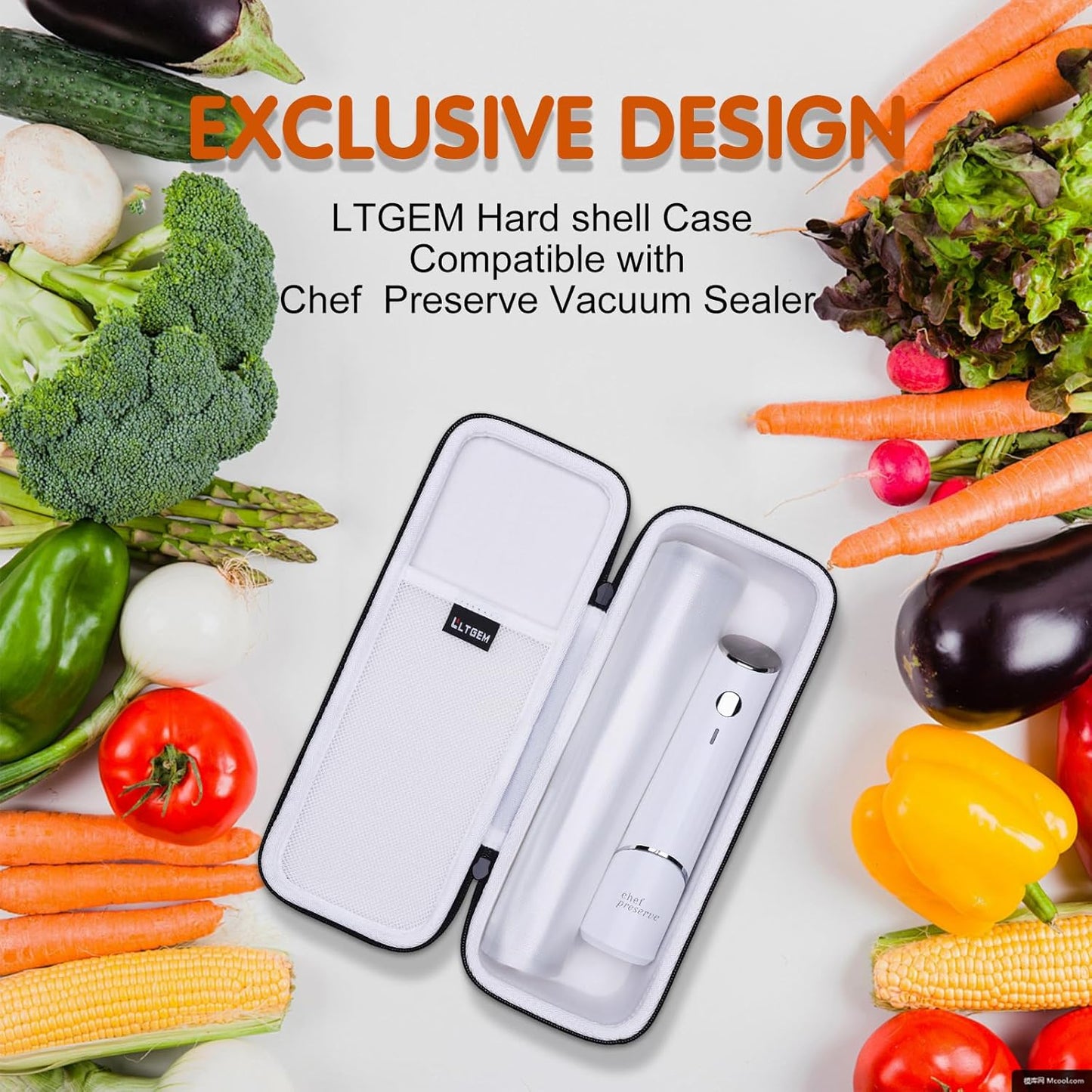 LTGEM Case Compatible with Chef Preserve Vacuum Sealer and Vacuum Bags(Case Only)