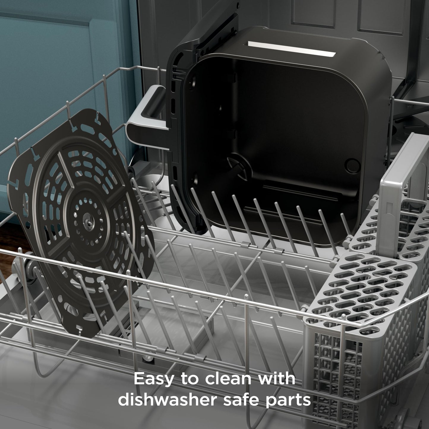 Ninja | Air Fryer | 6.5 QT Pro XL Capacity fits 9lbs of Wings | 6-in-1 Max Crisp, Air Fry, Roast, Bake, Reheat & Dehydrate | Nonstick Basket, Crisper Plate & Recipe Guide | Grey | AF181