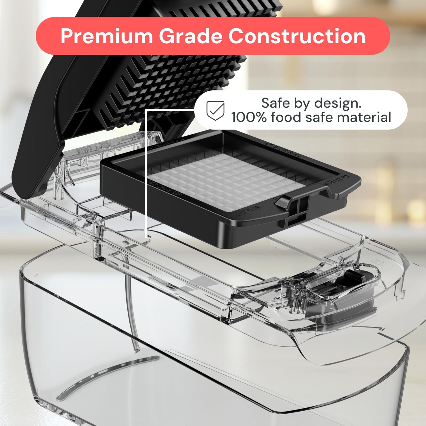 Fullstar The Original Pro Chopper - Vegetable Chopper and Spiralizer, Food Chopper with Container, Fruit Slicer, Kitchen Gadgets & Gifts, Home Essentials (8 in 1, White)