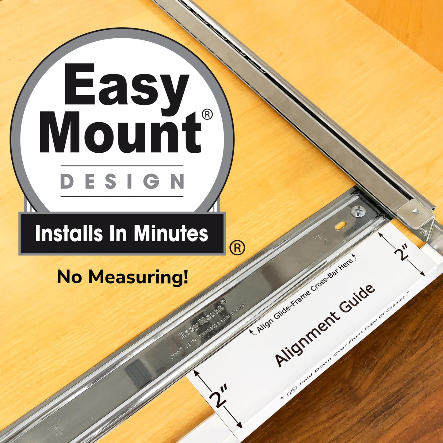 LYNK PROFESSIONAL® Pull Out Spice Rack Organizer for Inside Kitchen Cabinets - 4-3/8 inch Wide - Slide Out Drawer – Black Sliding Spice Cabinet Organization Shelf Racks - 2 Tier