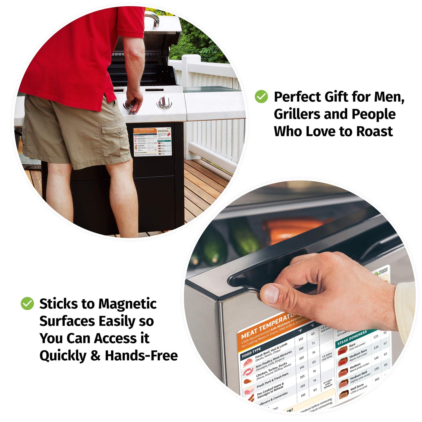 Kitchen Conversion Chart Magnet - Measurements Conversion Chart - Baking Supplies Baking Accessories Cooking Gadgets - Baking Kitchen Cooking Gifts for Women - Kitchen Gadgets