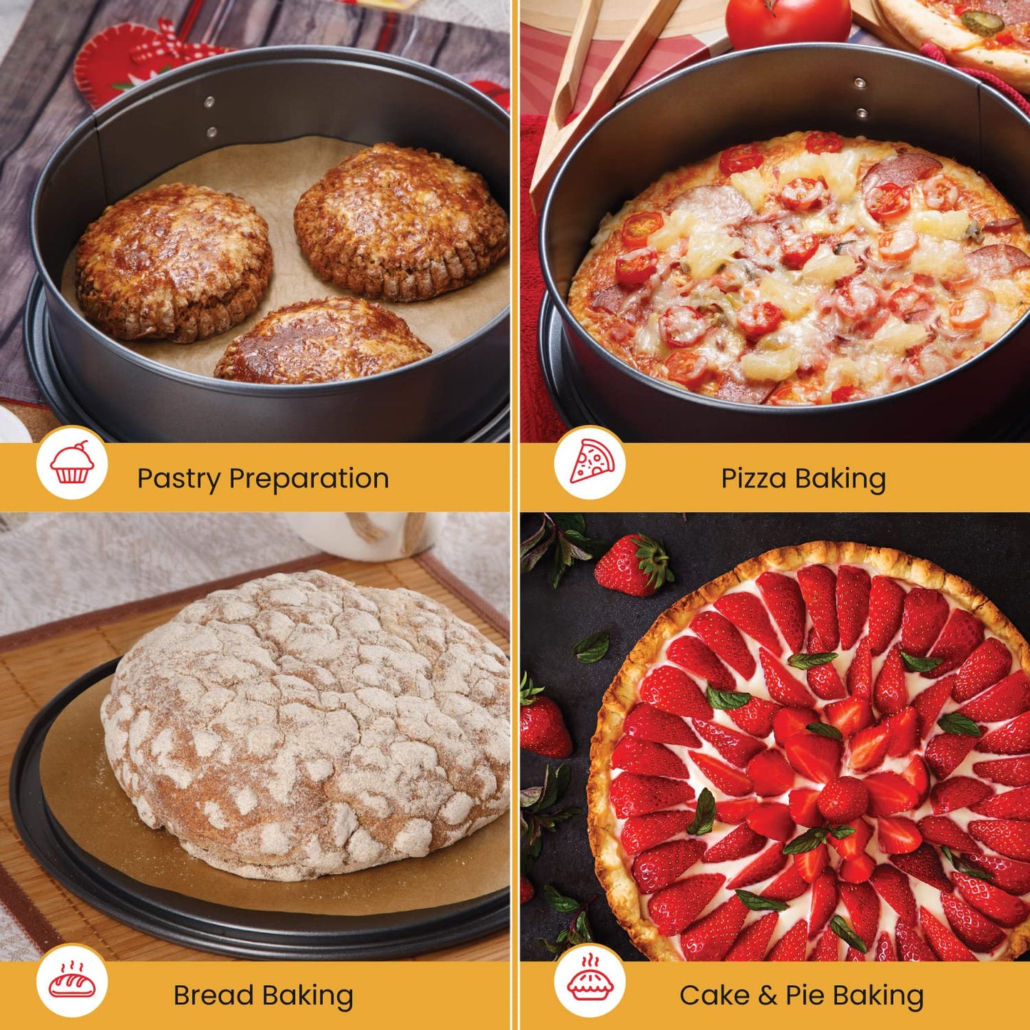 [220 Liners] Heavy Duty 8 Inch Parchment Rounds Paper Baking Sheets | Precut Silicone Coated & Unbleached – Will Not Curl or Burn – Non-Toxic & Comes in Convenient Packaging