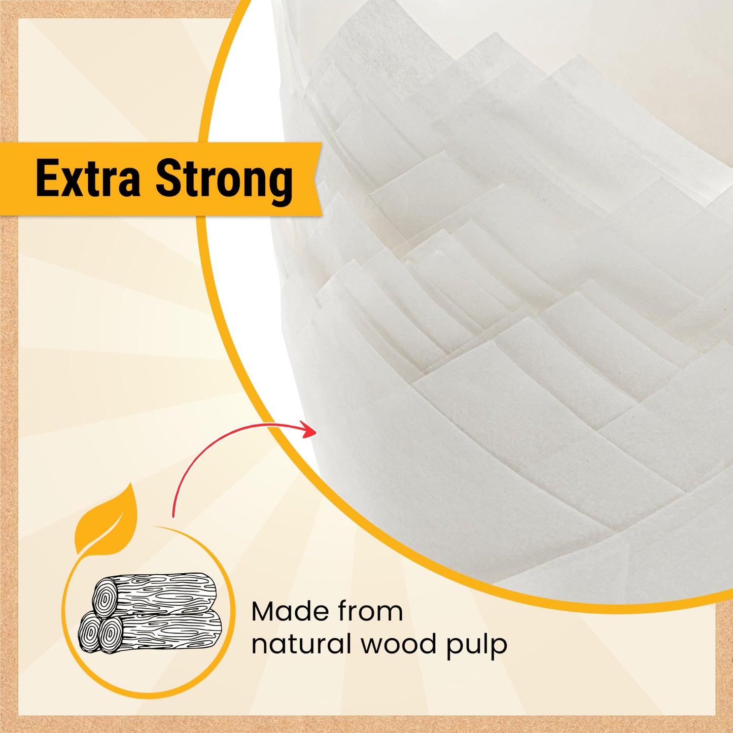 Tulip Cupcake Liners, Muffin Liners for Baking by Baker’s Signature – 200pcs of Parchment Paper Cups Cupcake Wrappers – Perfect Size, Sturdy, Greaseproof & Easy to Use – Colorful