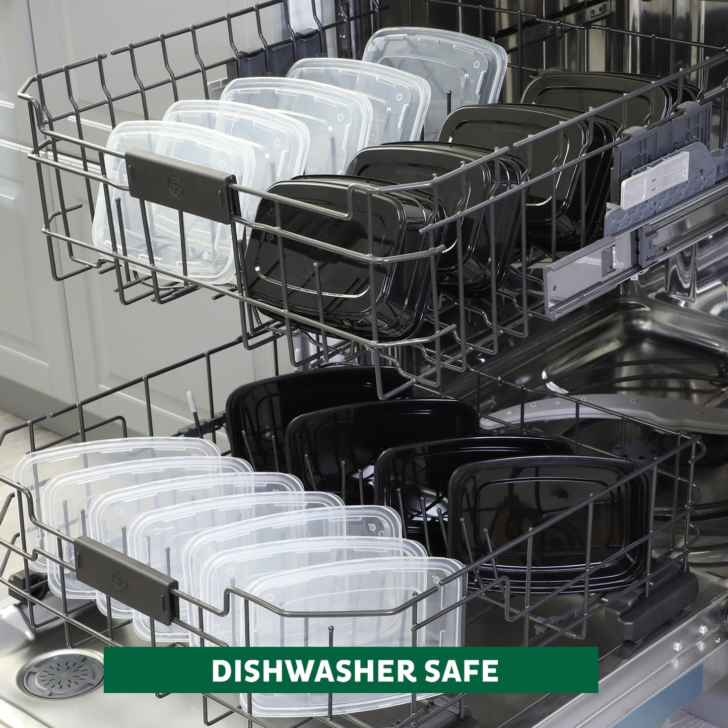 Freshware Meal Prep Containers [150 Pack] 1 Compartment with Lids, Food Storage Containers, Bento Box, BPA Free, Stackable, Microwave/Dishwasher/Freezer Safe (24 oz)