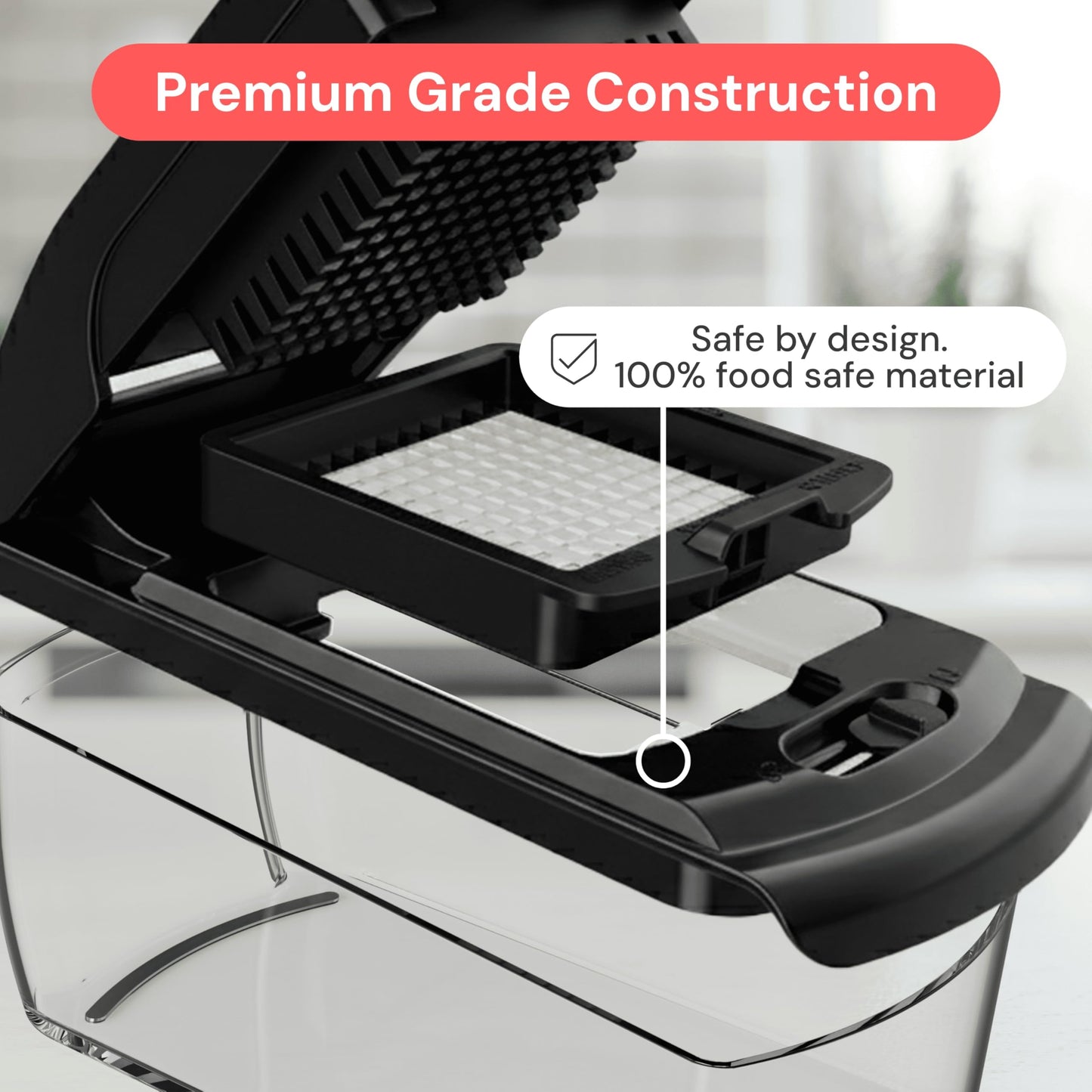 Fullstar The Original Pro Chopper - Vegetable Chopper and Spiralizer, Food Chopper with Container, Fruit Slicer, Kitchen Gadgets & Gifts, Home Essentials (8 in 1, White)