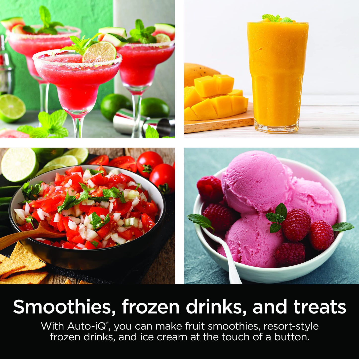 Ninja BN801 Professional Plus Kitchen System, 1400 WP, 5 Functions for Smoothies, Chopping, Dough & More with Auto IQ, 72-oz.* Blender Pitcher, 64-oz. Processor Bowl, (2) 24-oz. To-Go Cups, Grey