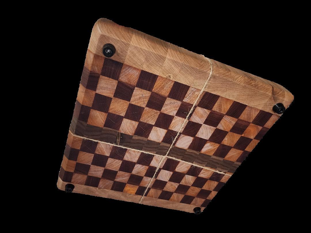 Handmade Butcher Block - Exotic Hardwood Cutting Board for Kitchens