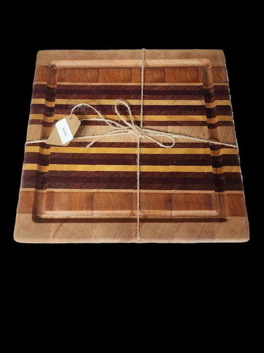 Cutting Board - Handcrafted Maple & Exotic Hardwoods for Kitchen Artistry