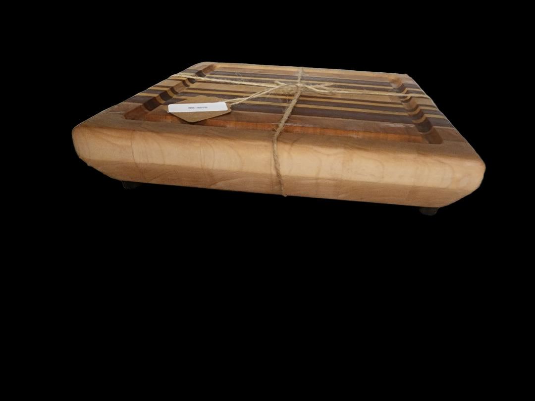Cutting Board - Artisan Maple, Orange Heart, Purple Heart, Yellowheart & Padauk for Stylish Kitchen Prep