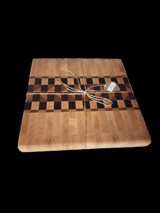 Handmade Butcher Block - Premium Maple, Cherry & Black Walnut