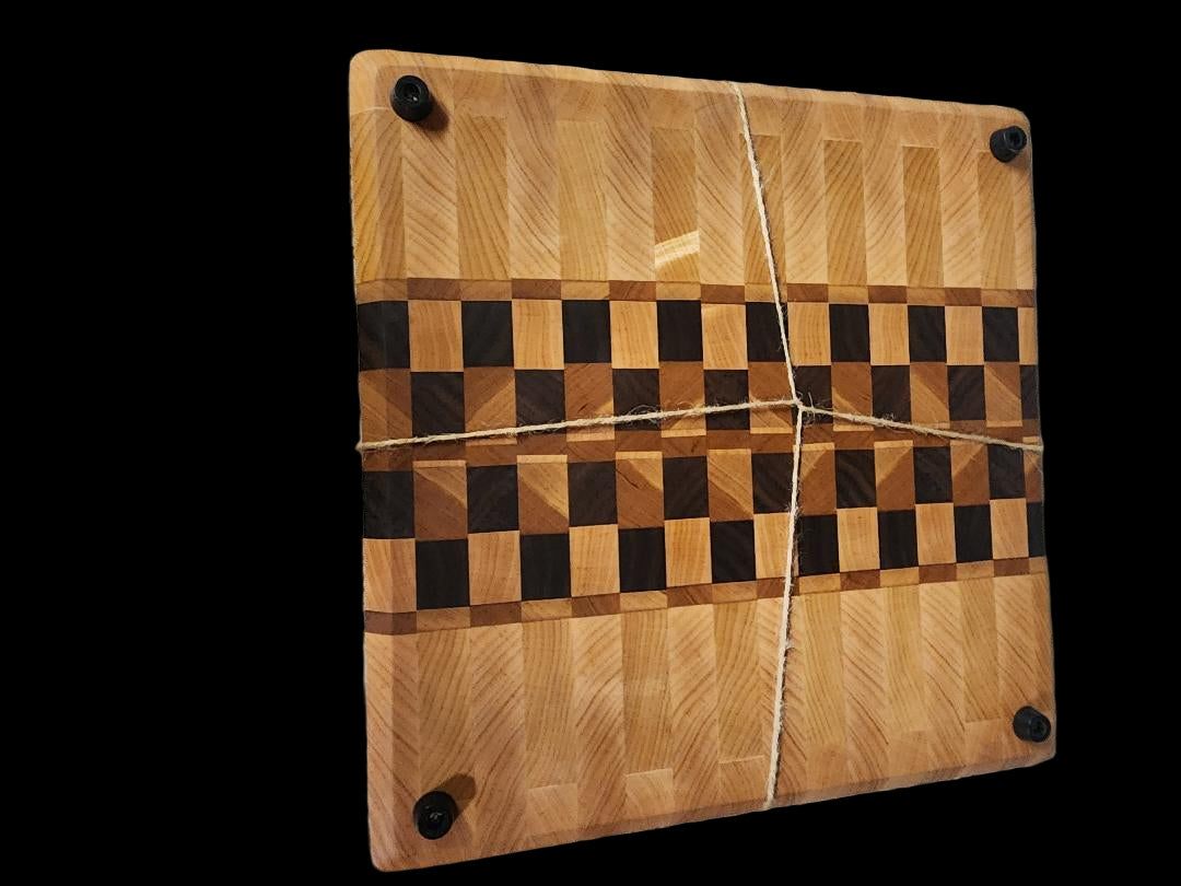 Handmade Butcher Block - Premium Maple, Cherry & Black Walnut