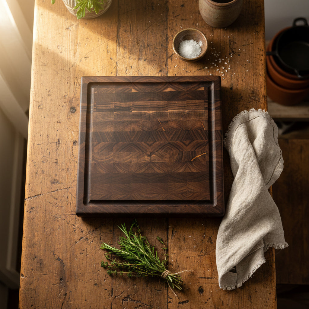 Black Walnut end Grain Cutting Board