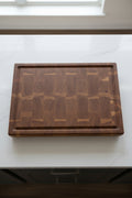 Handcrafted End Grain Cherry Cutting Board Butcher Block – 12×18×1.5"