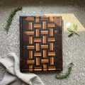 XL 15.5x20 End Grain Walnut Maple & Cherry Cutting Board