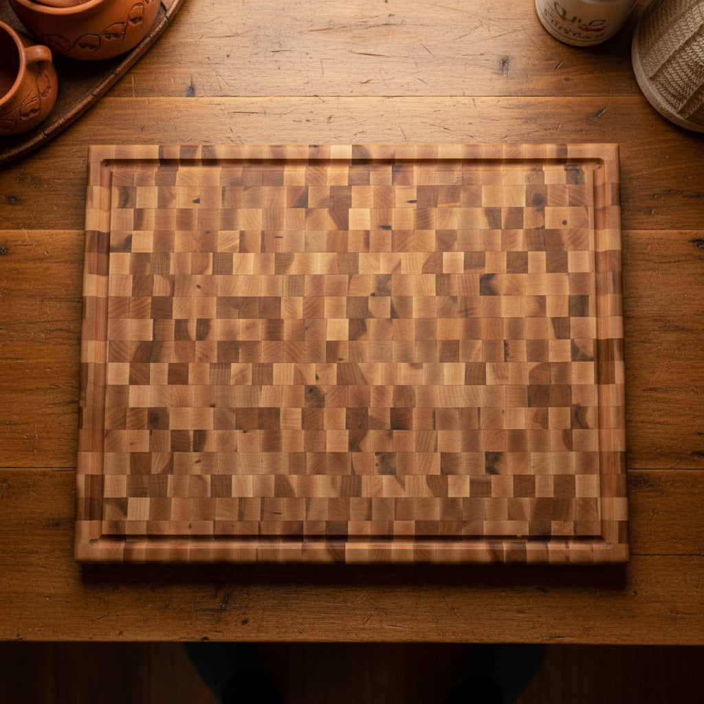 XL End Grain Northern Hard Maple Cutting Board 16.5 x 21.75 x 1.75