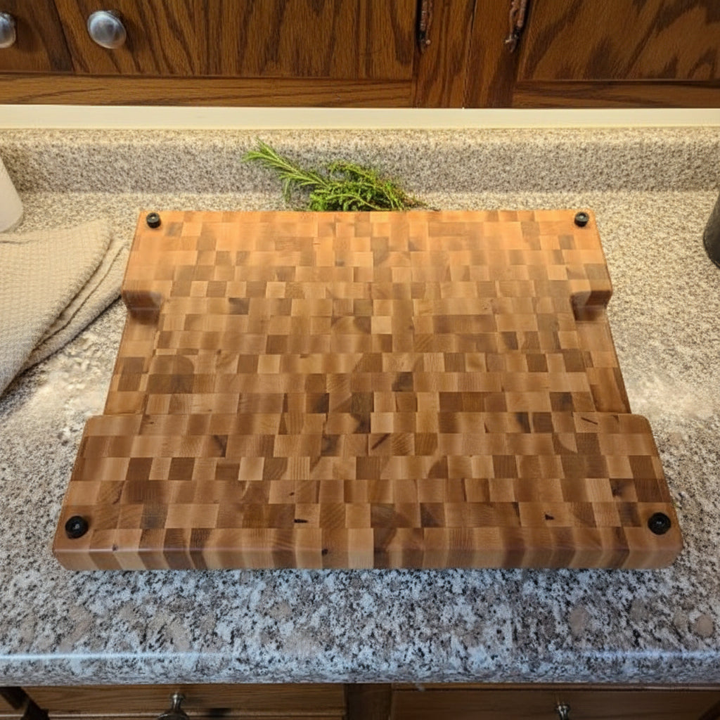 XL End Grain Northern Hard Maple Cutting Board 16.5 x 21.75 x 1.75