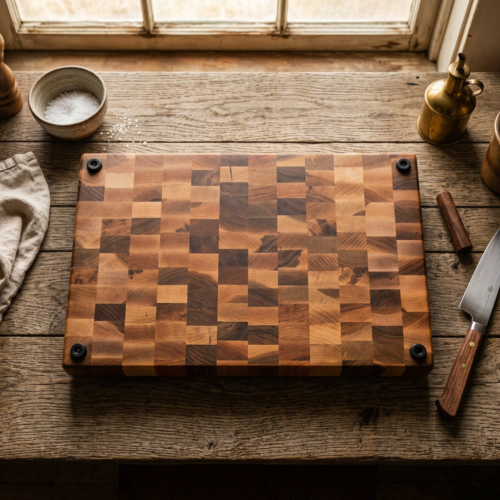 11.5x18 End Grain Maple Cutting Board 2" Thick