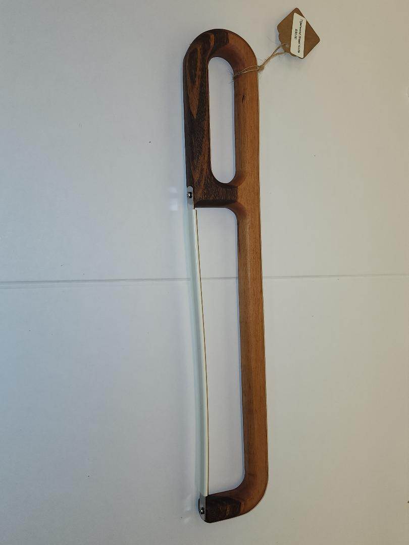 Bread Knife: Handcrafted 16" Tigerwood Slicer Perfect for Every Loaf