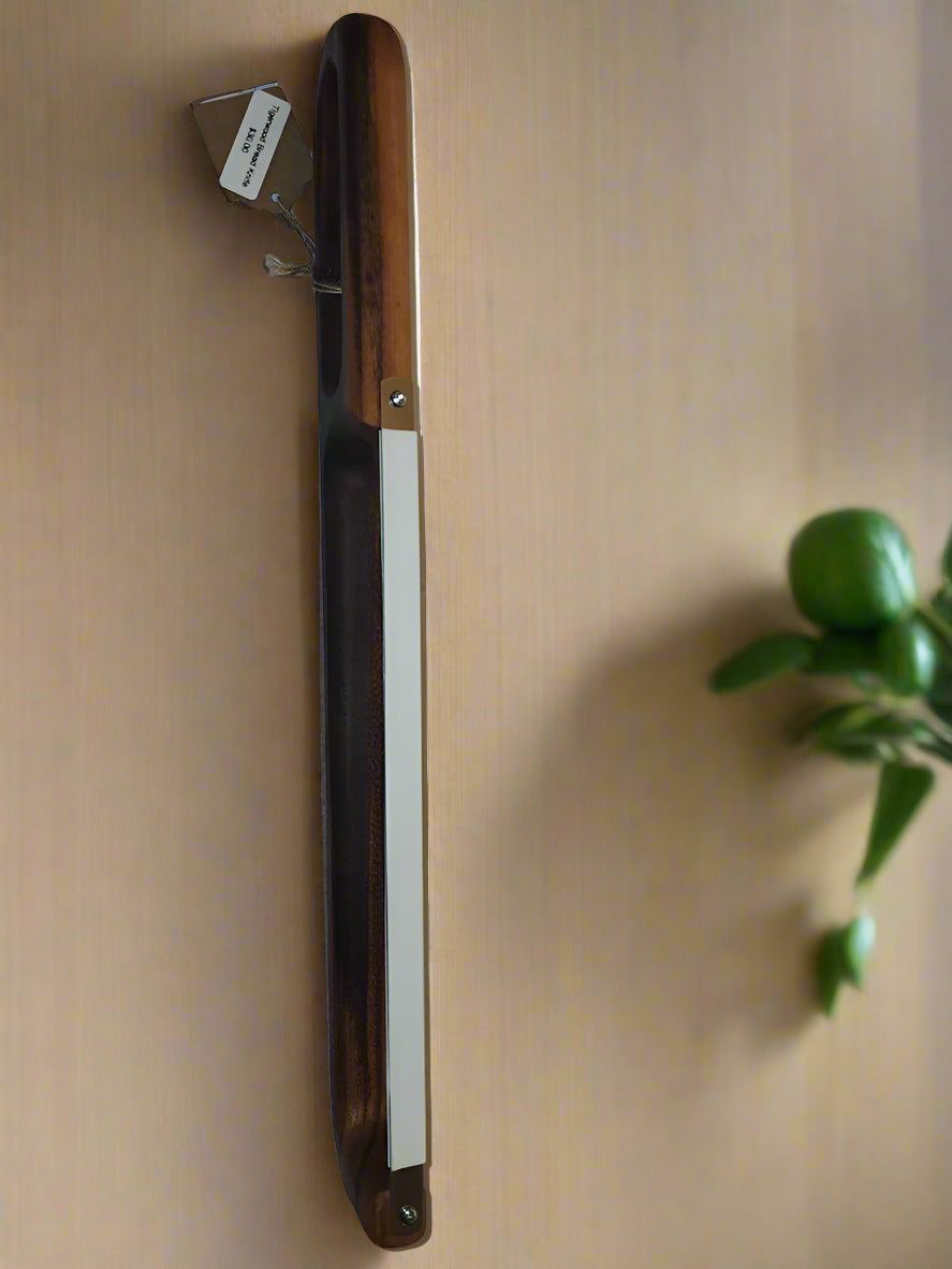Bread Knife - Handcrafted 16" Tigerwood