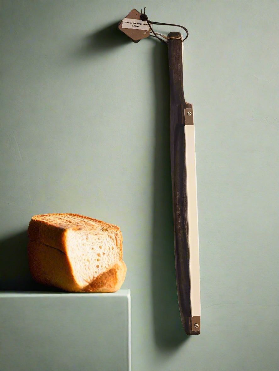 Black Limba Bread Knife – Artisan-Crafted for Everyday Crust Cutting