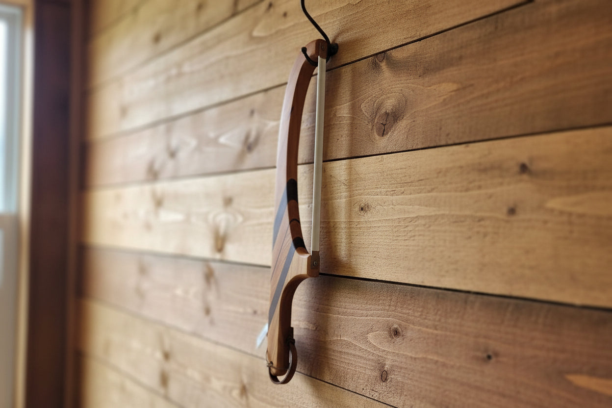Handmade 16" Cherry & Black Walnut Bread Knife / Sourdough Knife