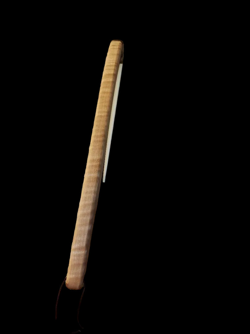 Handmade 16" Curly Maple & Black Walnut Bread Knife / Sourdough Knife