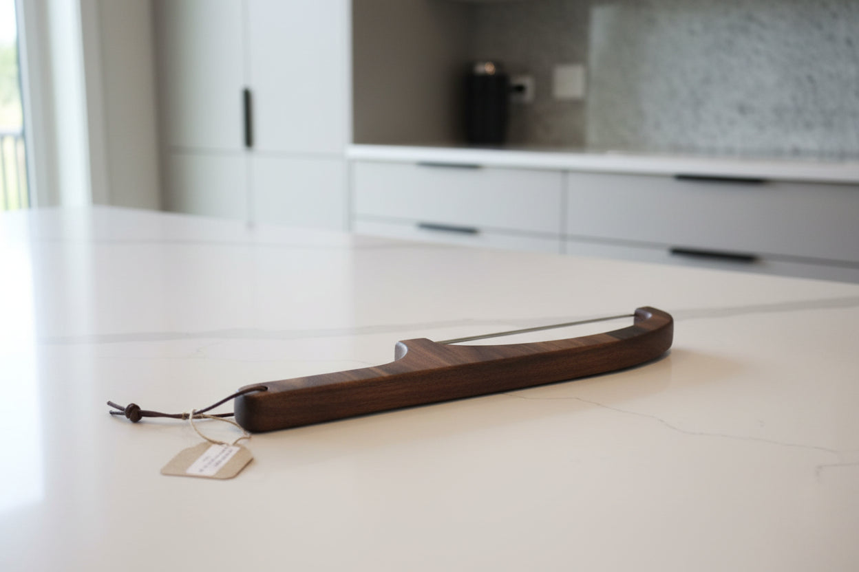 Handcrafted 16" Black Walnut Bread Knife