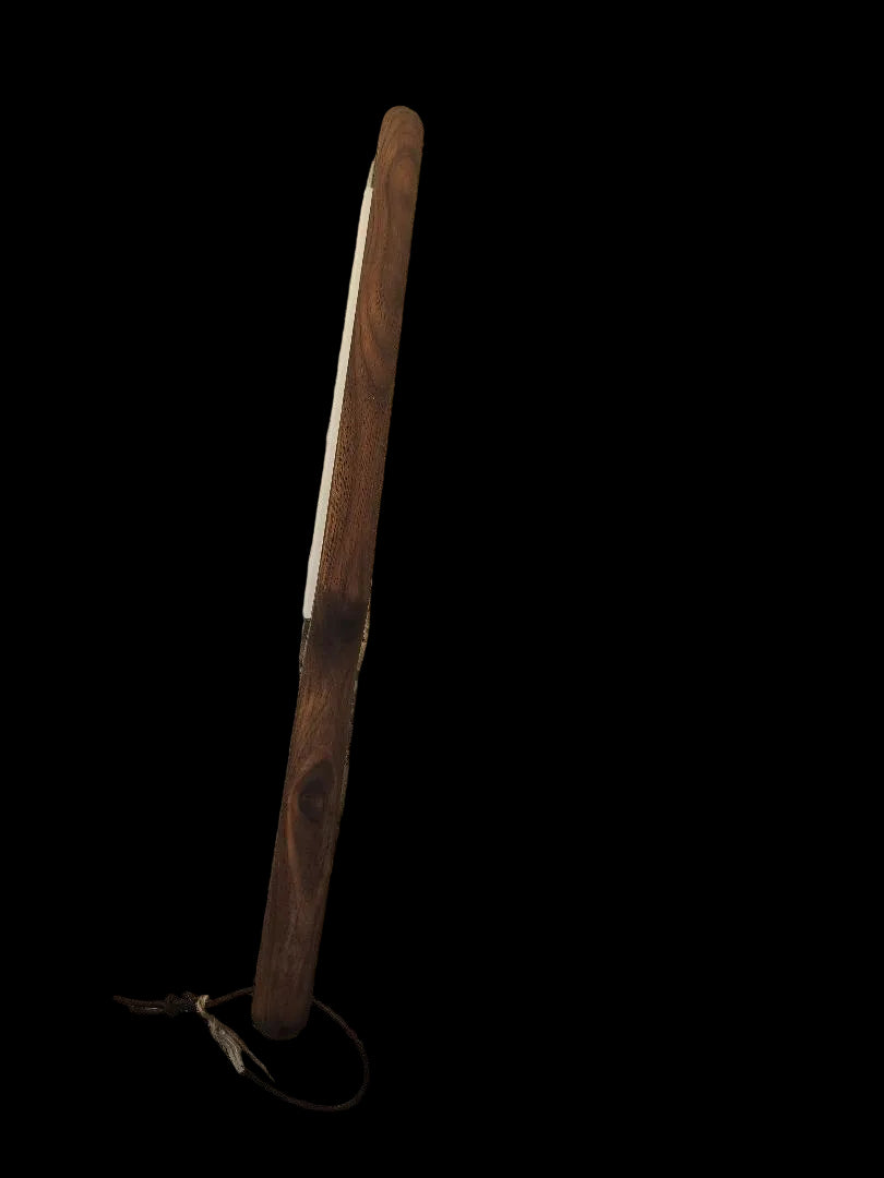 Handcrafted 16" Black Walnut Bread Knife — Artisan Sourdough Slicer
