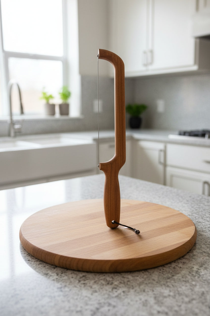 Handmade 16" Cherry Sourdough Bread Knife — Artisan Crafted