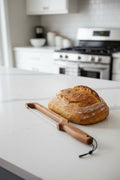 Handcrafted 16" Cherry Bread Knife — Right‑Handed Artisan Slicer