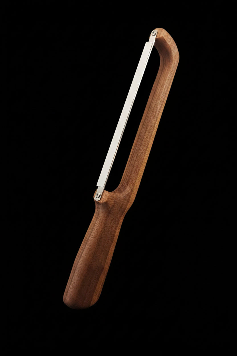 Handcrafted 16" Cherry Bread Knife — Right‑Handed Artisan Slicer