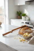 Handcrafted 16" Cherry Bread Knife — Right‑Handed Artisan Slicer