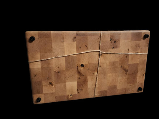 Butcher Block Handmade Hard Maple Butcher Block with Rubber Feet