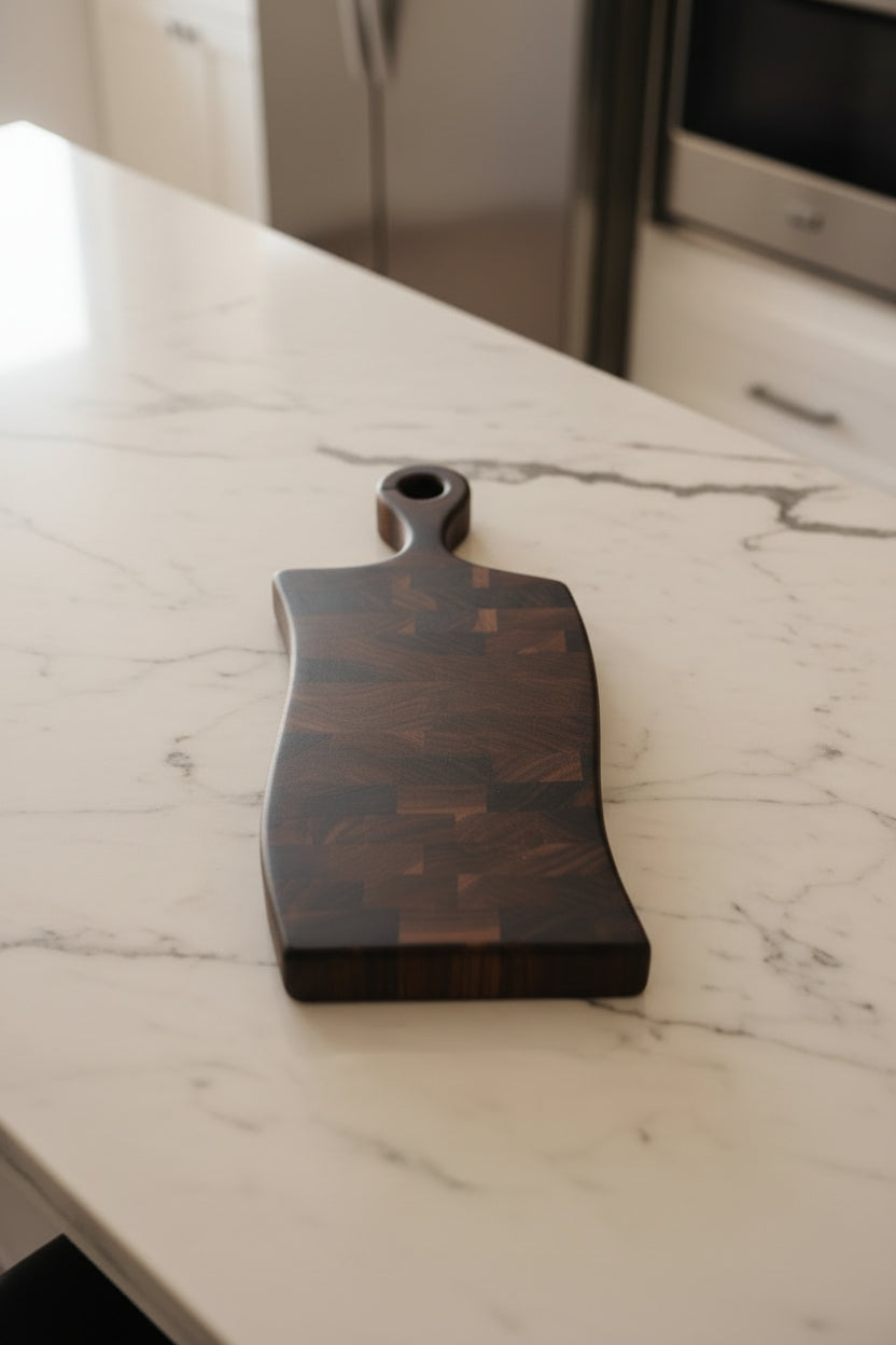 Black Walnut Cutting Board with Handle