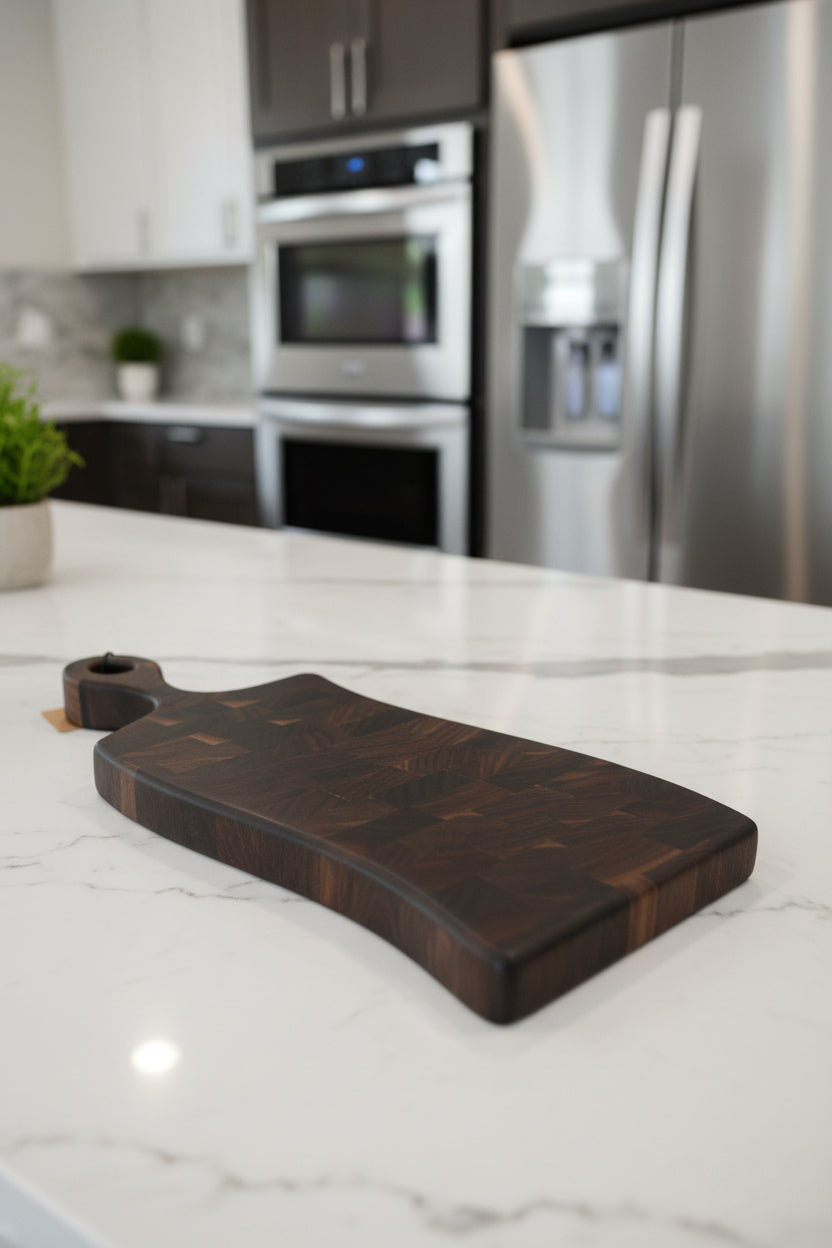 Black Walnut Cutting Board with Handle