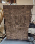 Black Walnut Rough Sanded End Grain Board