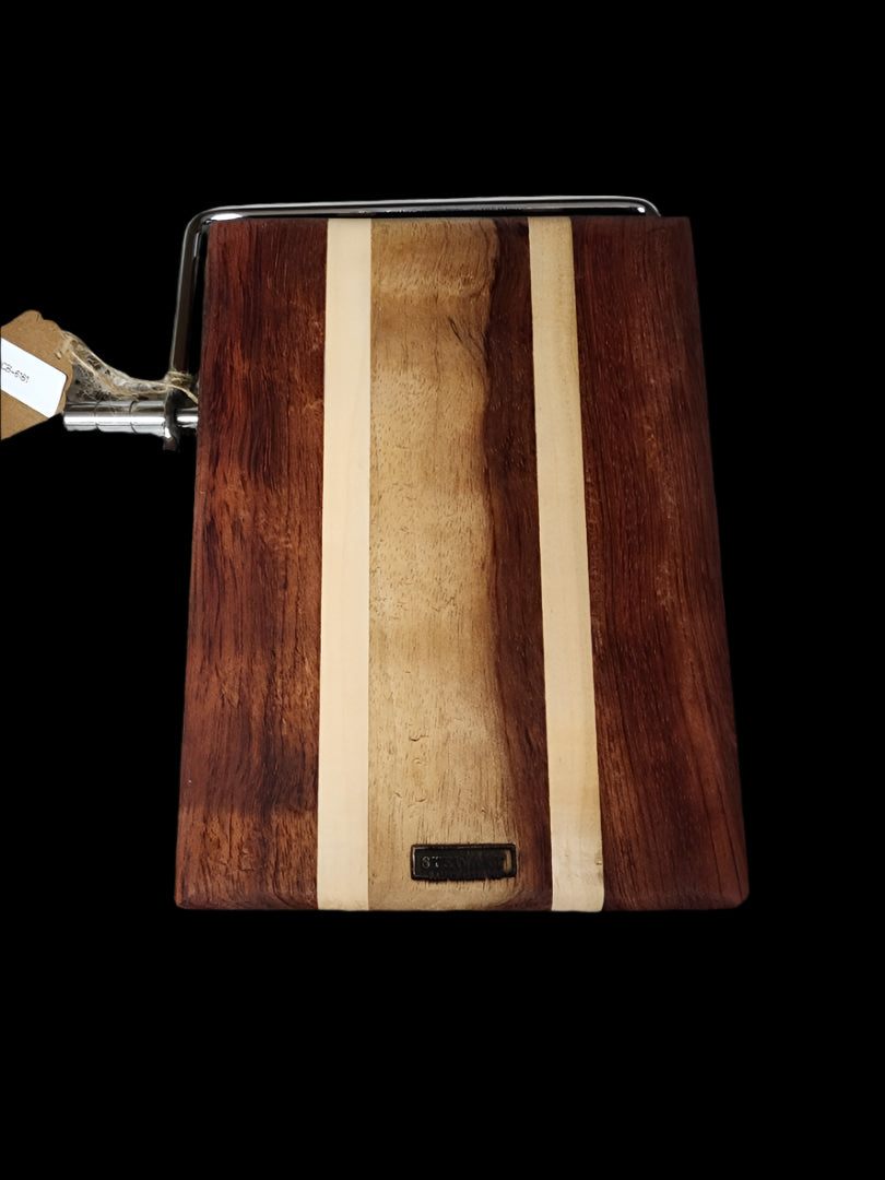 Cheese Slicer - Handmade Bubinga & Maple Cheese Slicer | Premium Quality
