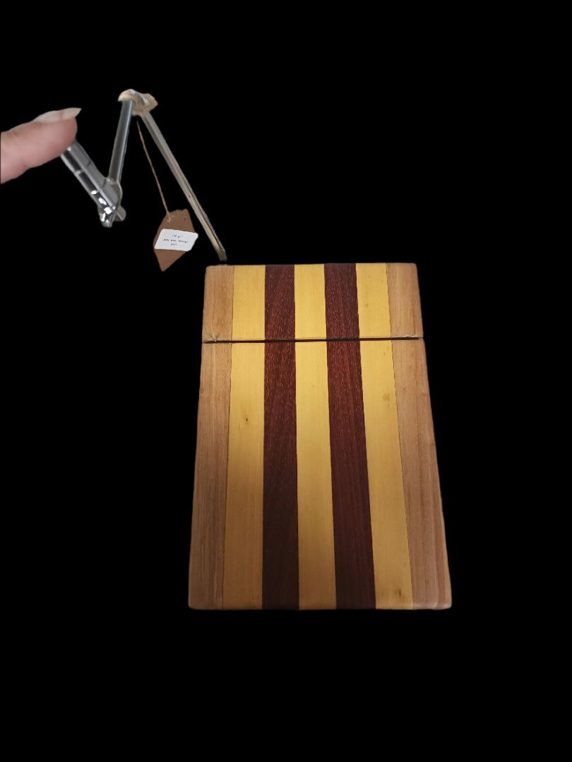 Cheese Slicer – Handcrafted Maple, Padauk & Yellowheart Wood