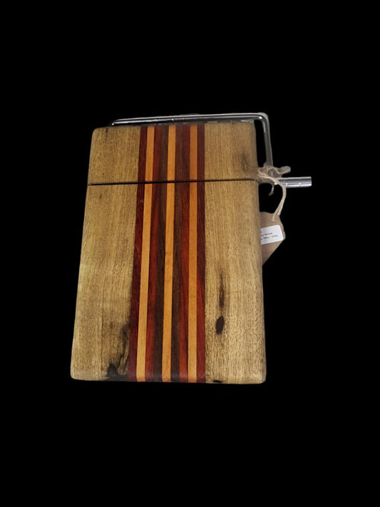 Cheese Slicer - Exotic Wood Handcrafted with Black Limba & Padauk