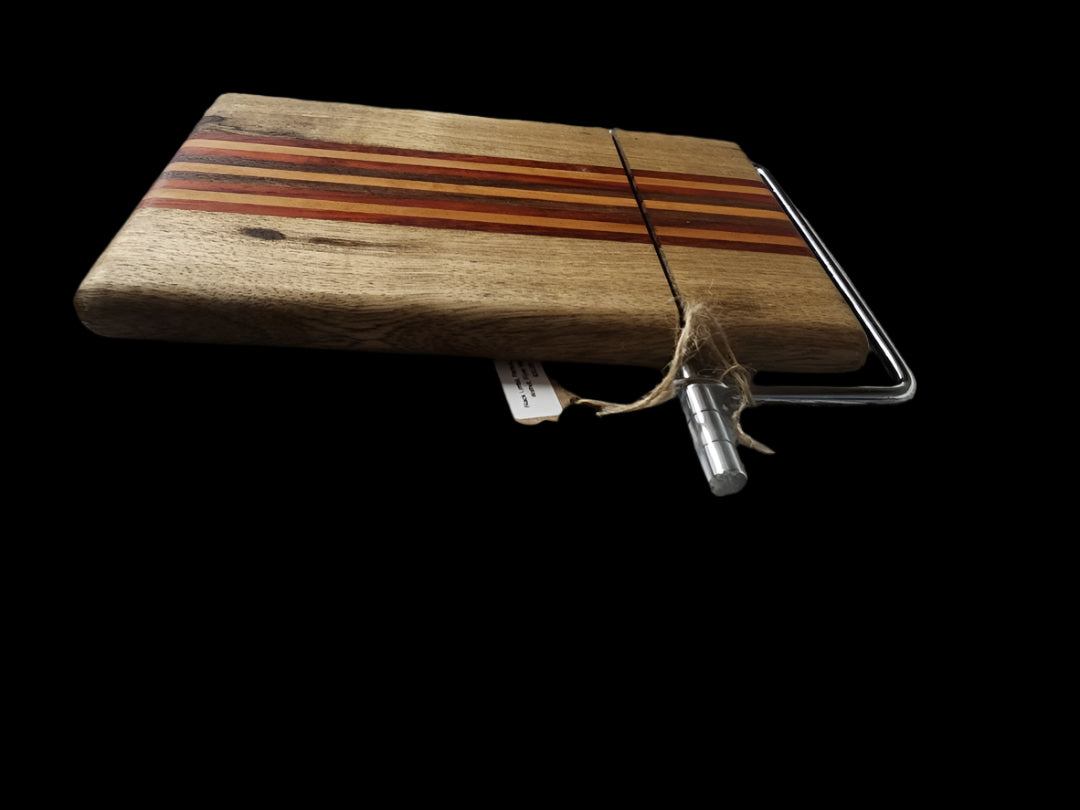Cheese Slicer - Exotic Wood Handcrafted with Black Limba & Padauk