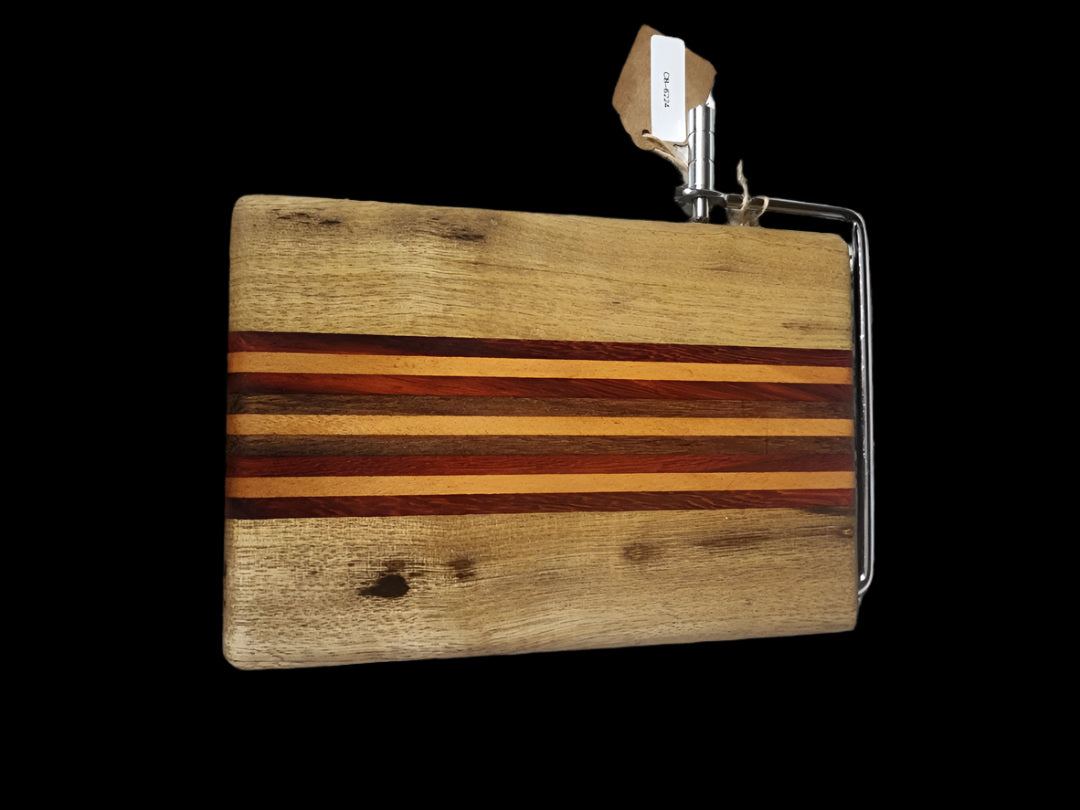 Cheese Slicer - Exotic Wood Handcrafted with Black Limba & Padauk