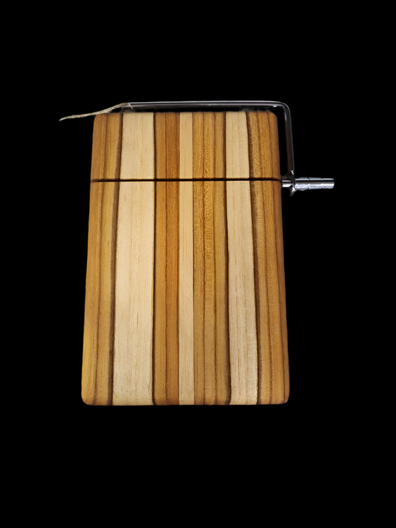 Cheese Slicer - Handmade Burmese Teak with Wood Conditioner & Wire