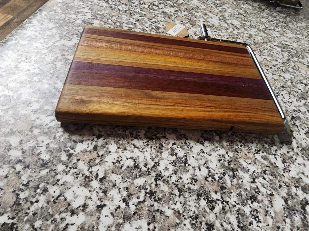Cheese Slicer - Handcrafted Canarywood & Bloodwood Artisan Design