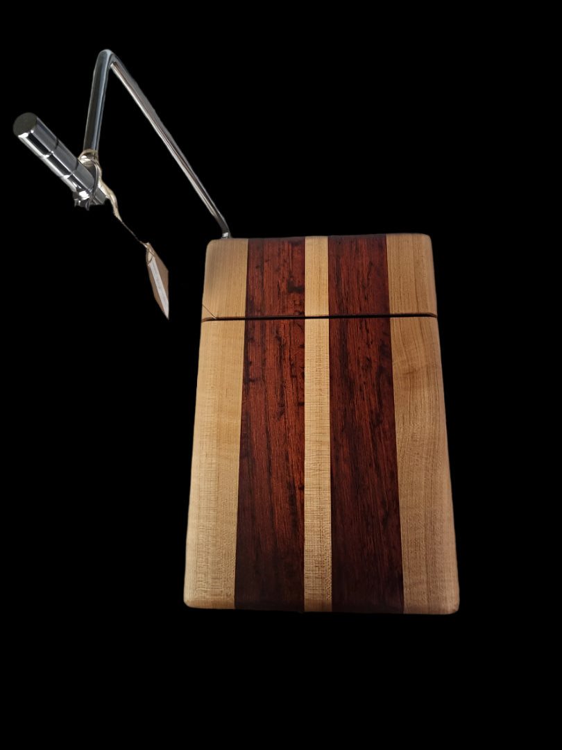 Cheese Slicer Rustic Australian Jarrah & Hard Maple - Includes Conditioner