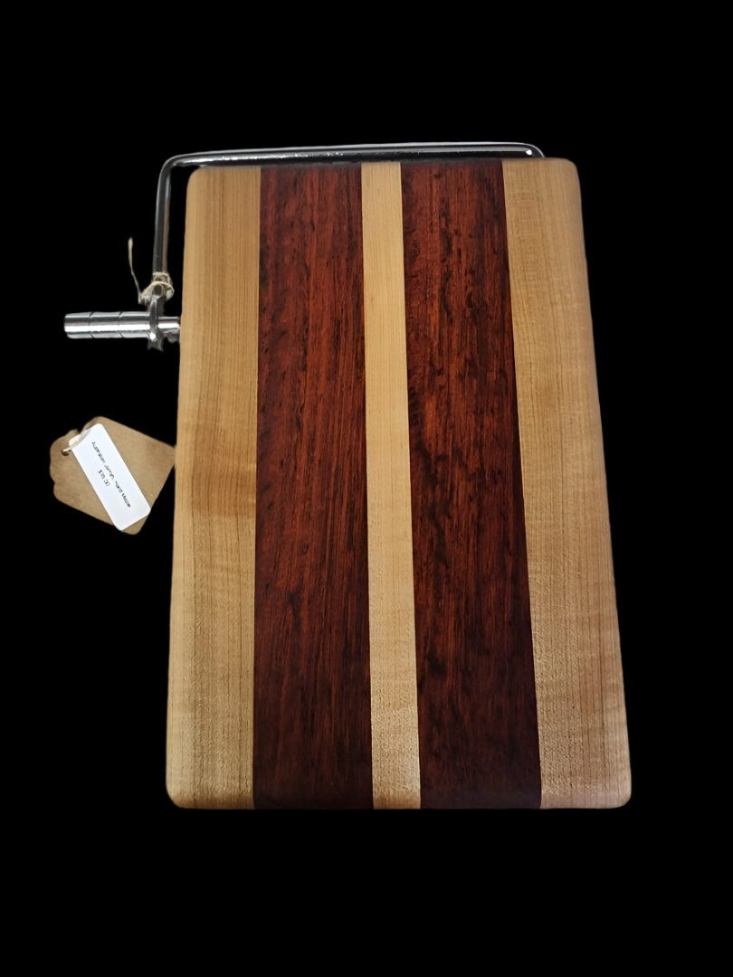 Cheese Slicer Rustic Australian Jarrah & Hard Maple - Includes Conditioner