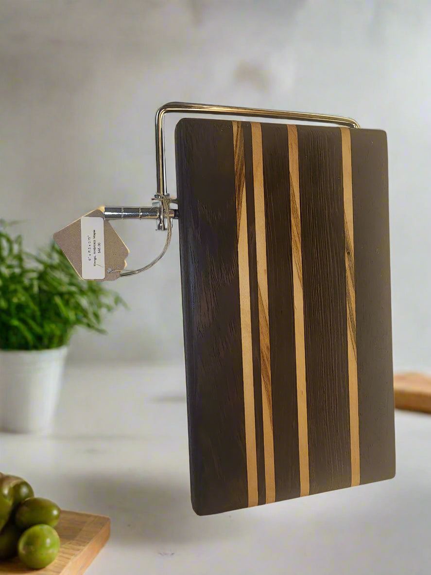 Cheese Slicer - Handcrafted Wenge & Ambrosia Maple for Elegant Cuts