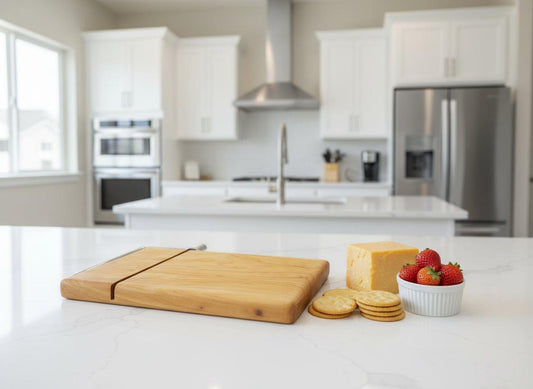 Cheese Slicer Cherry– Rich Grain, Clean Cuts, Handmade Charm