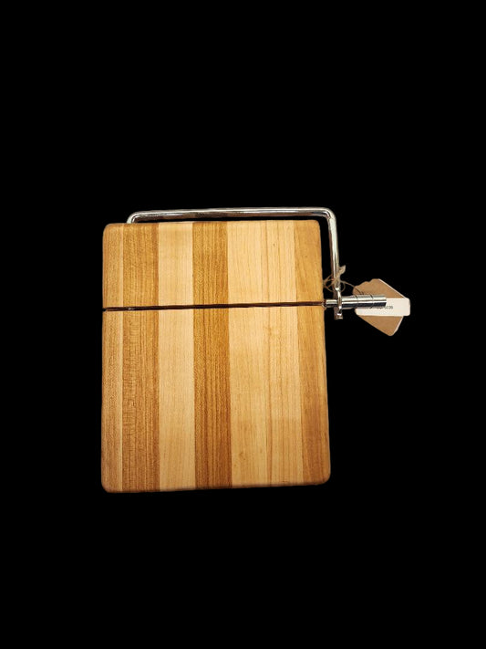 Compact Cheese Slicer – Hard Maple with Stainless Steel Wire (6" x 6" x 1.5")